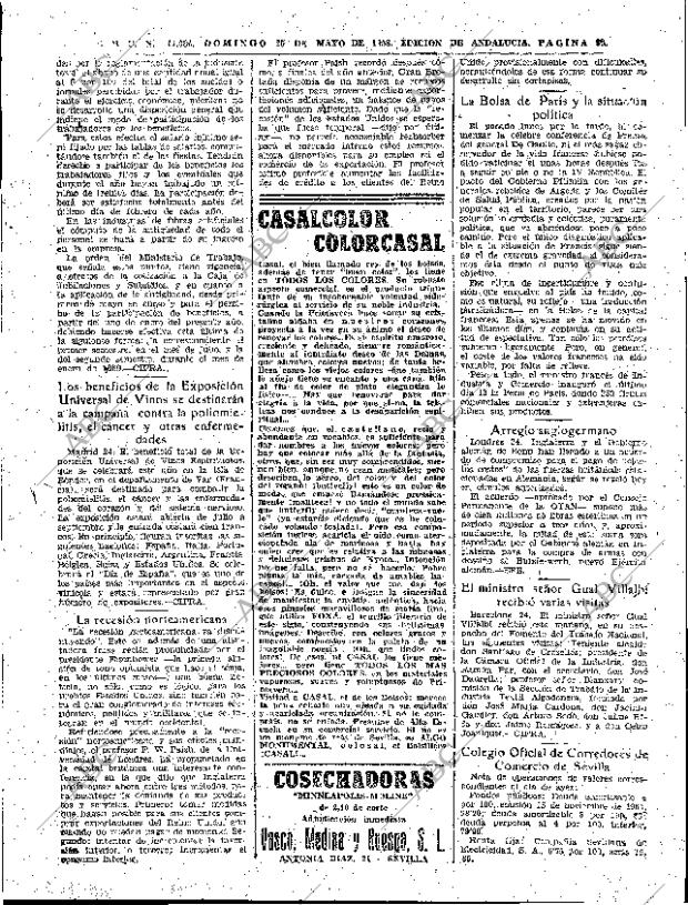 ABC SEVILLA 25-05-1958 página 69