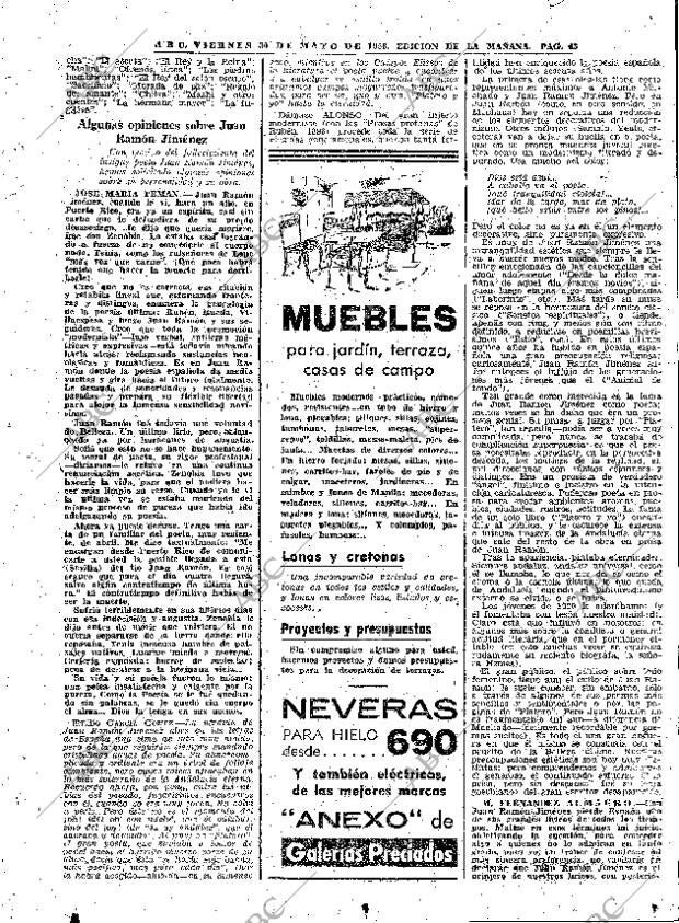 ABC MADRID 30-05-1958 página 43