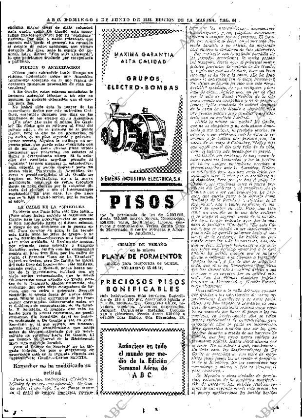 ABC MADRID 01-06-1958 página 64