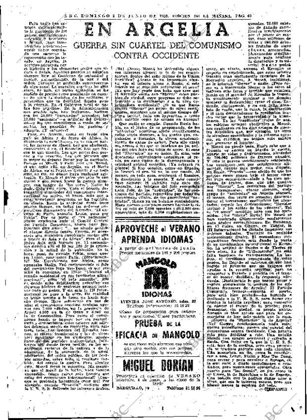 ABC MADRID 01-06-1958 página 69
