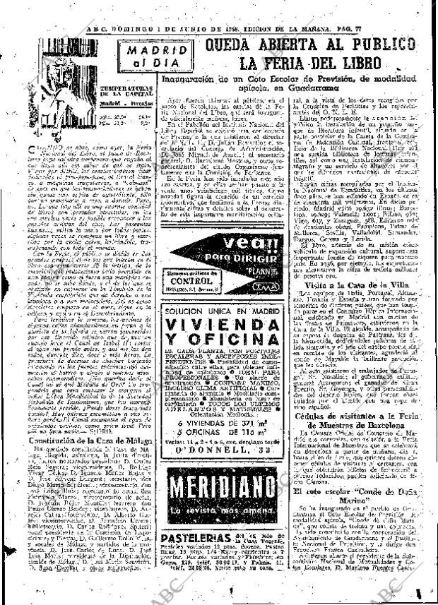 ABC MADRID 01-06-1958 página 77