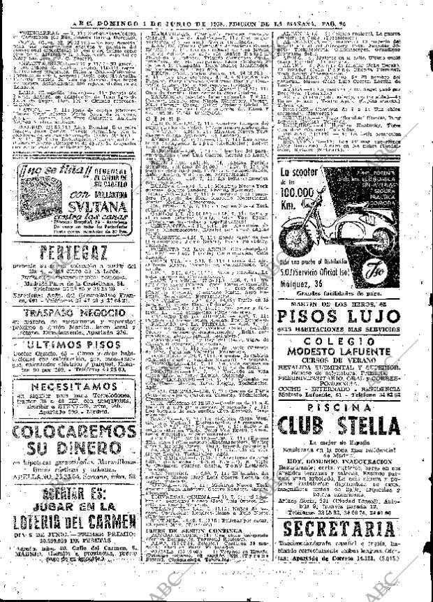 ABC MADRID 01-06-1958 página 92