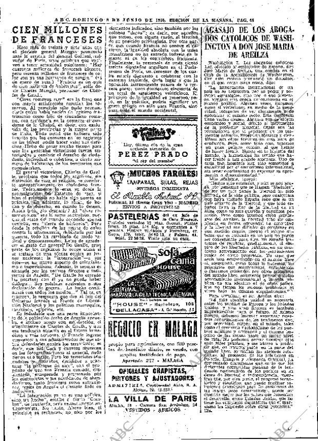 ABC MADRID 08-06-1958 página 68