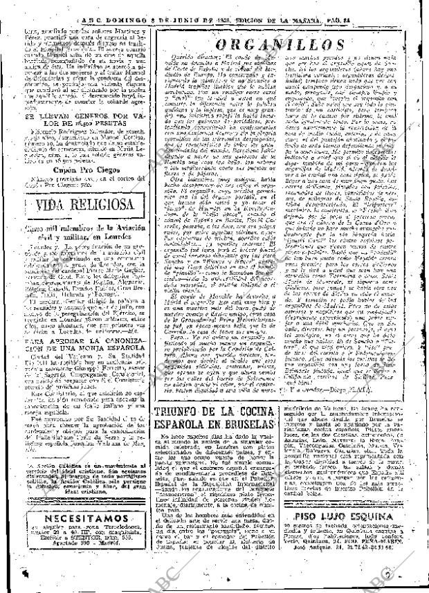 ABC MADRID 08-06-1958 página 84