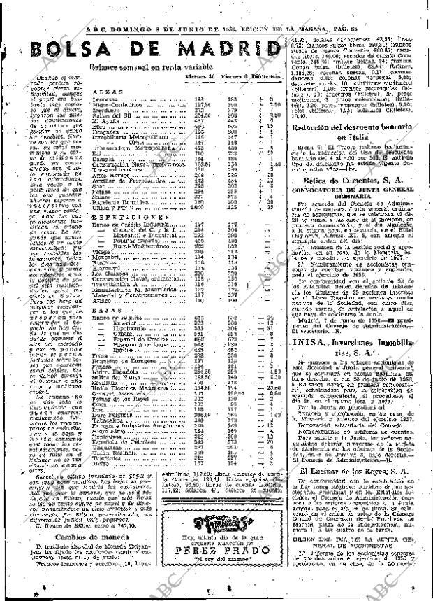 ABC MADRID 08-06-1958 página 85