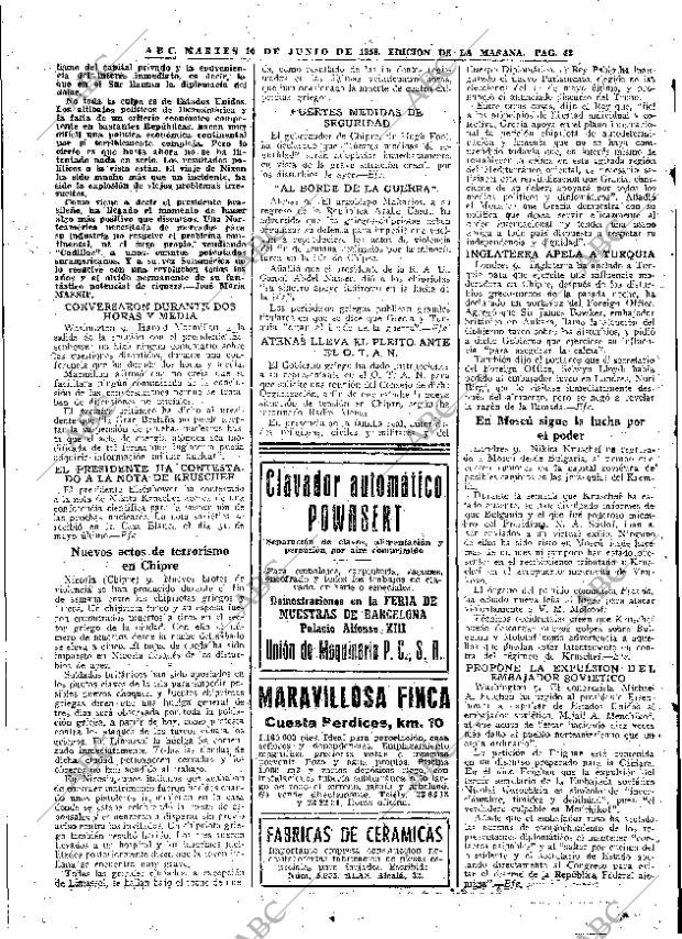 ABC MADRID 10-06-1958 página 42