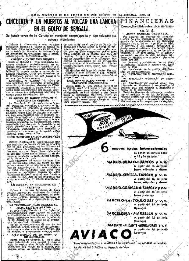 ABC MADRID 10-06-1958 página 47