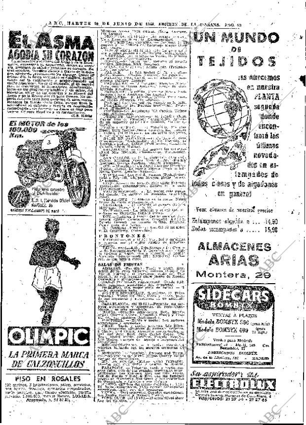 ABC MADRID 10-06-1958 página 62