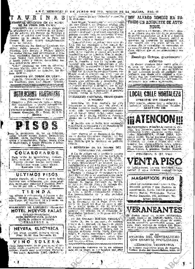ABC MADRID 11-06-1958 página 67
