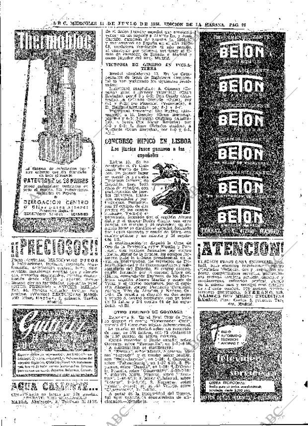 ABC MADRID 11-06-1958 página 76