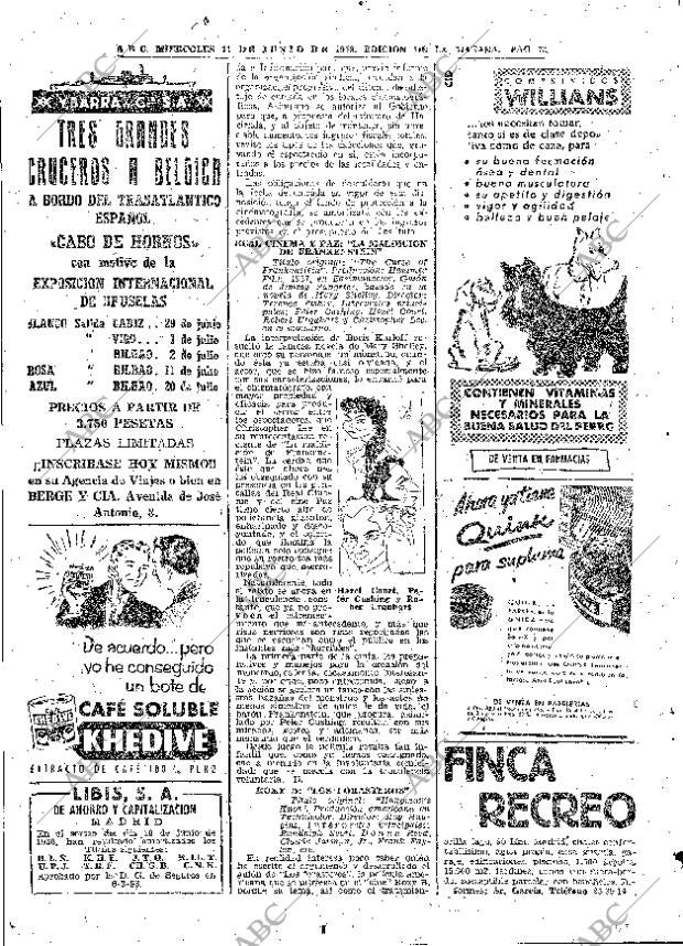 ABC MADRID 11-06-1958 página 78