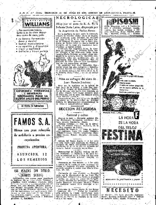 ABC SEVILLA 11-06-1958 página 28