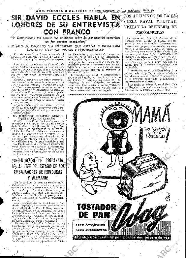 ABC MADRID 13-06-1958 página 53