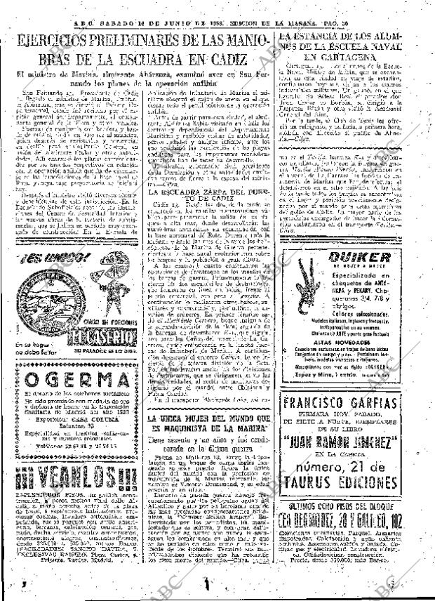 ABC MADRID 14-06-1958 página 40