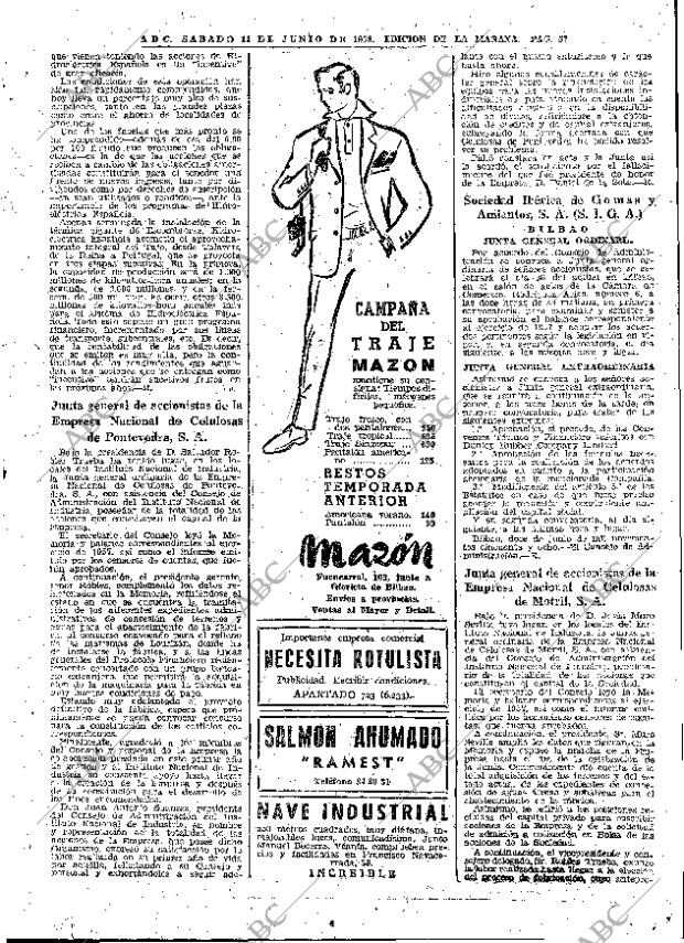 ABC MADRID 14-06-1958 página 47