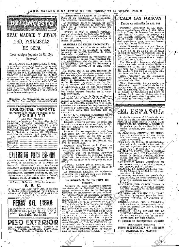 ABC MADRID 14-06-1958 página 50