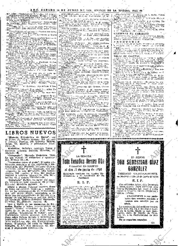 ABC MADRID 14-06-1958 página 54