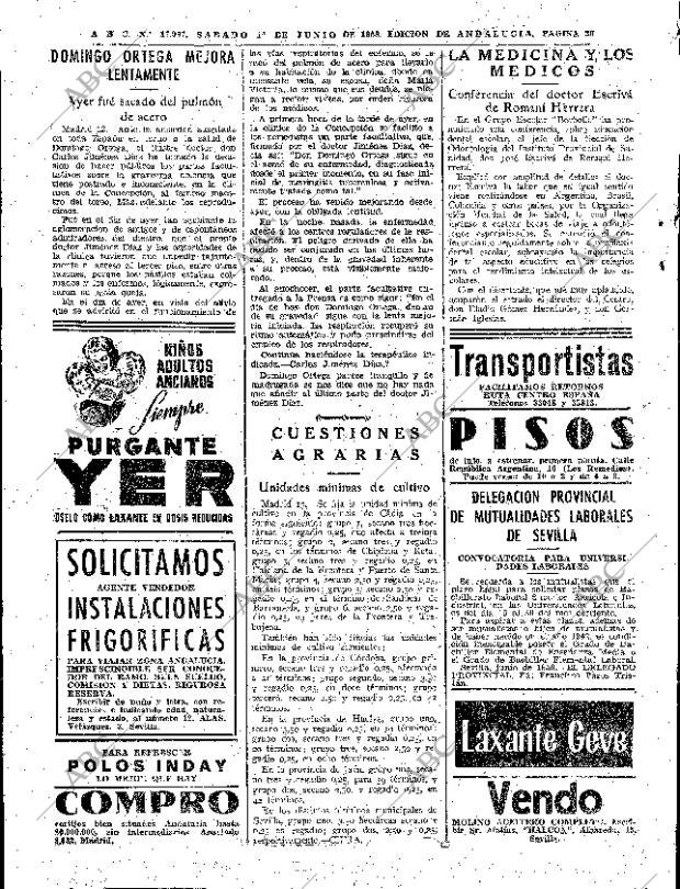 ABC SEVILLA 14-06-1958 página 26