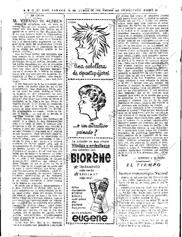 ABC SEVILLA 14-06-1958 página 32