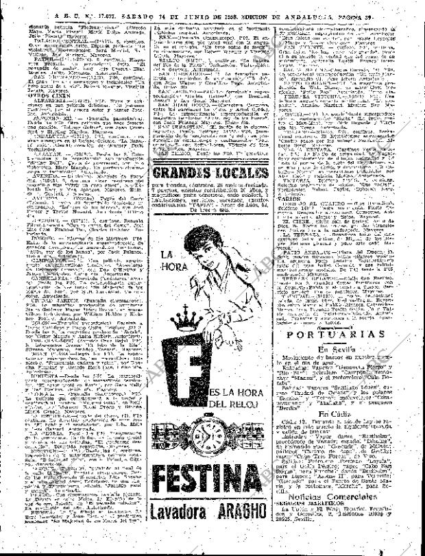 ABC SEVILLA 14-06-1958 página 39