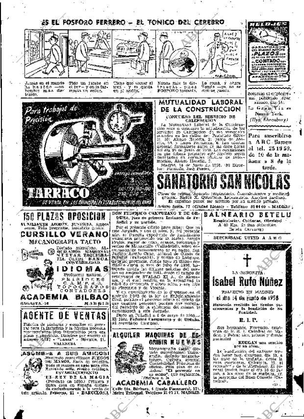 ABC MADRID 15-06-1958 página 106