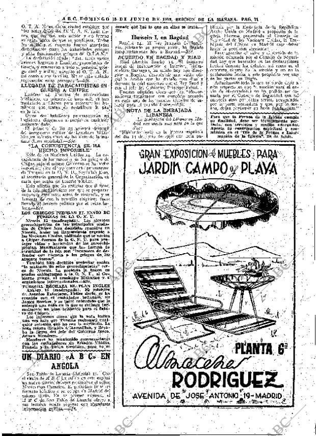 ABC MADRID 15-06-1958 página 71