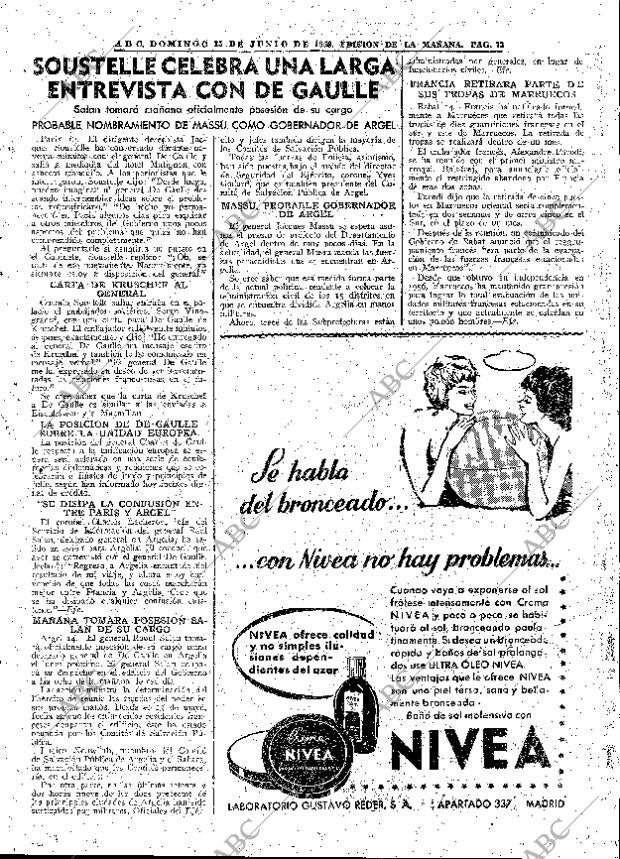 ABC MADRID 15-06-1958 página 73