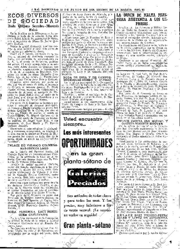 ABC MADRID 15-06-1958 página 83