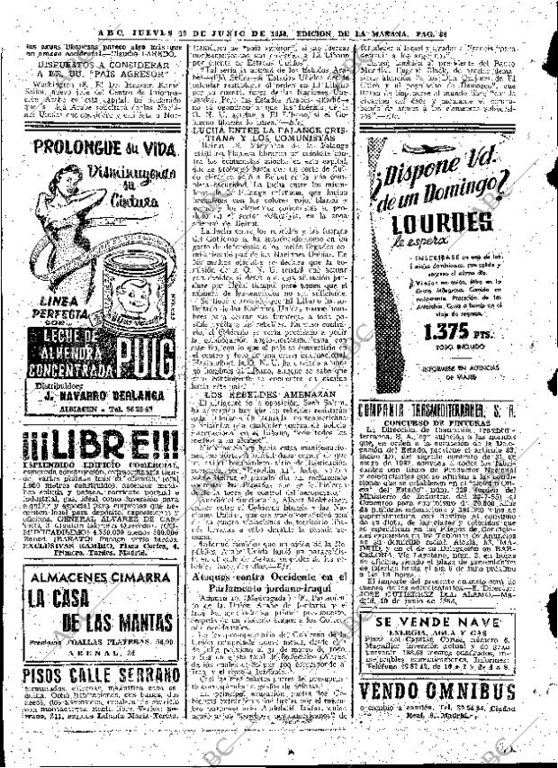 ABC MADRID 19-06-1958 página 36