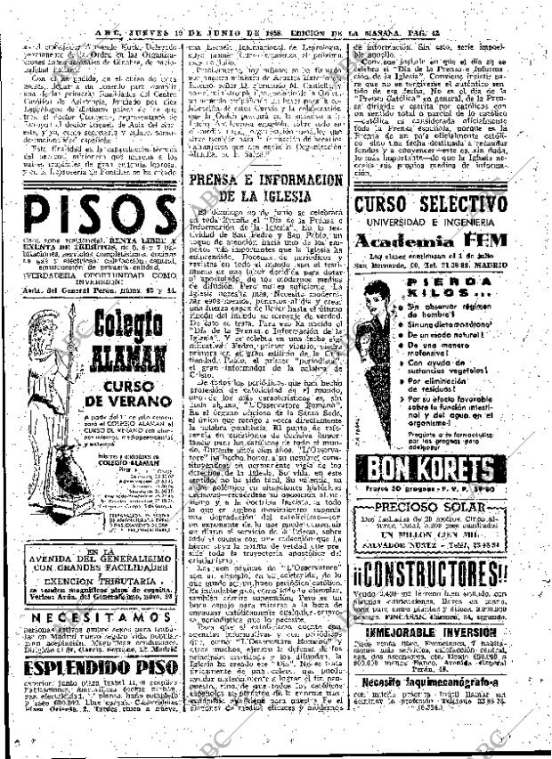 ABC MADRID 19-06-1958 página 42