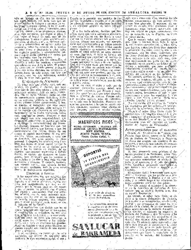 ABC SEVILLA 19-06-1958 página 26
