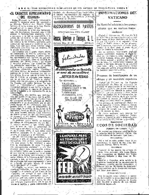 ABC SEVILLA 25-06-1958 página 26