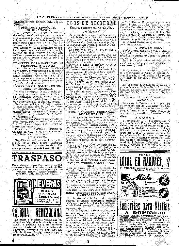 ABC MADRID 04-07-1958 página 38