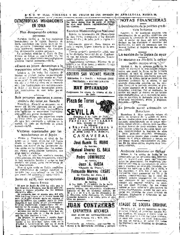 ABC SEVILLA 04-07-1958 página 28