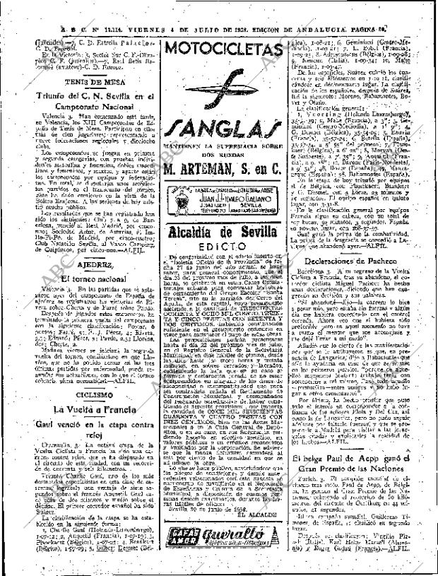 ABC SEVILLA 04-07-1958 página 30