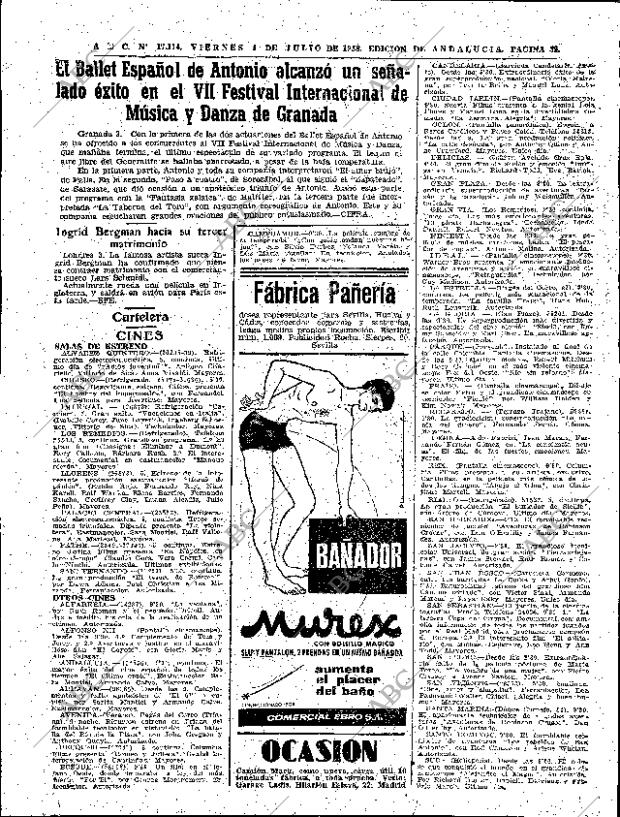 ABC SEVILLA 04-07-1958 página 32