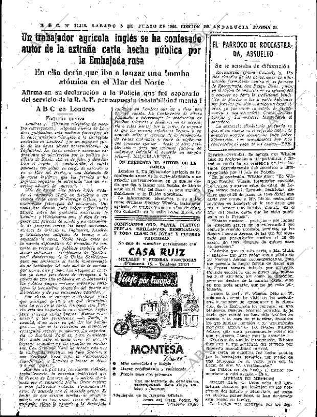 ABC SEVILLA 05-07-1958 página 15