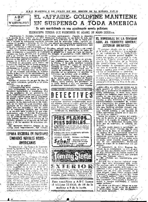 ABC MADRID 08-07-1958 página 23