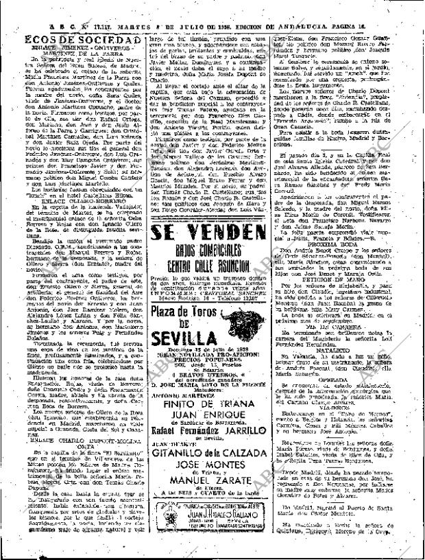 ABC SEVILLA 08-07-1958 página 16