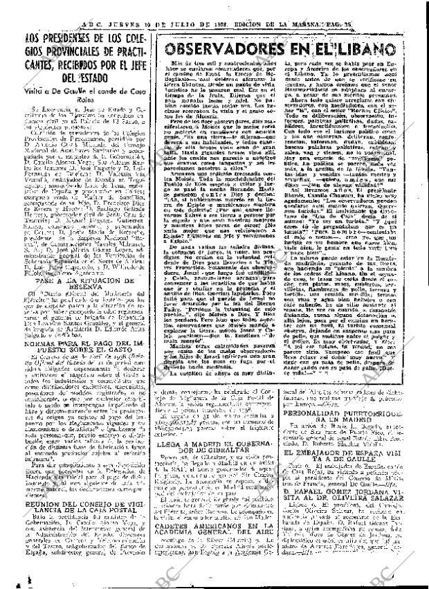 ABC MADRID 10-07-1958 página 25