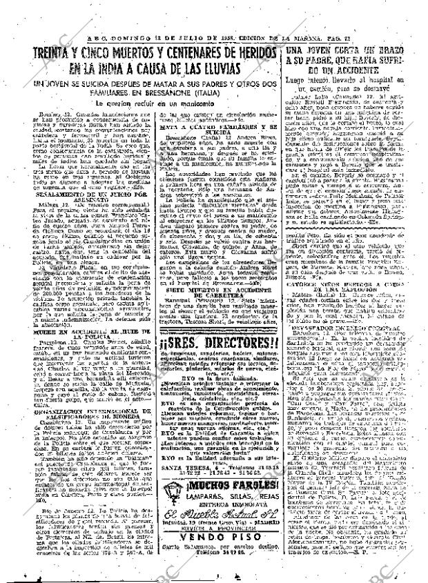 ABC MADRID 13-07-1958 página 72