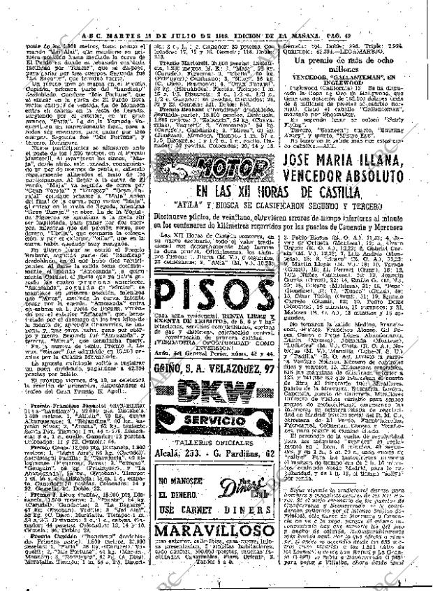 ABC MADRID 15-07-1958 página 49