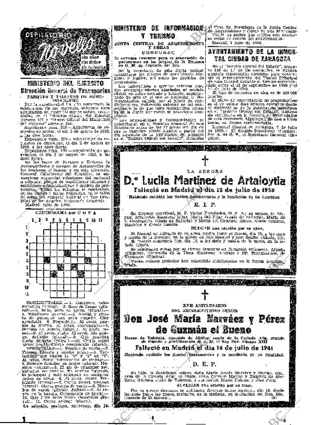 ABC MADRID 15-07-1958 página 62