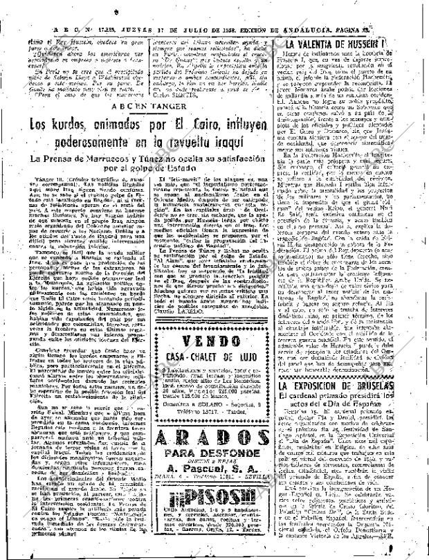 ABC SEVILLA 17-07-1958 página 13