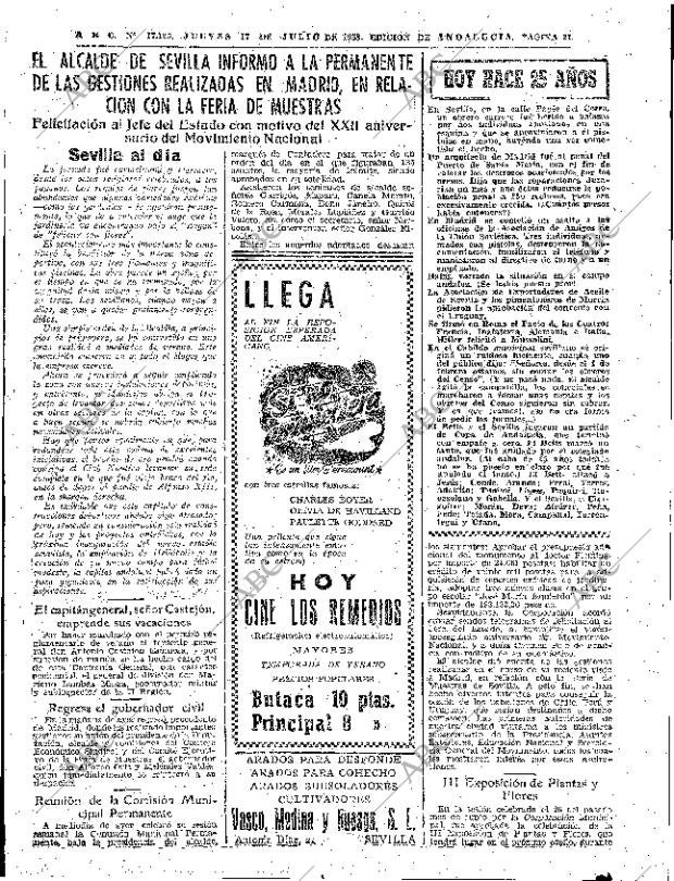 ABC SEVILLA 17-07-1958 página 21