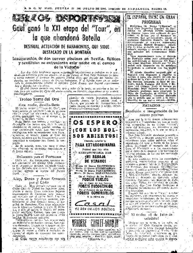 ABC SEVILLA 17-07-1958 página 23