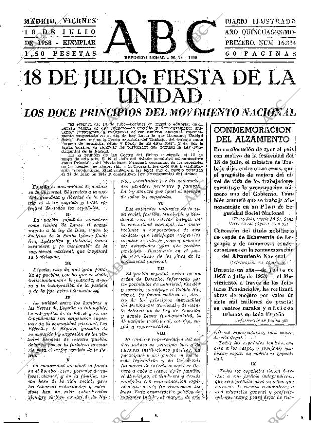 ABC MADRID 18-07-1958 página 23