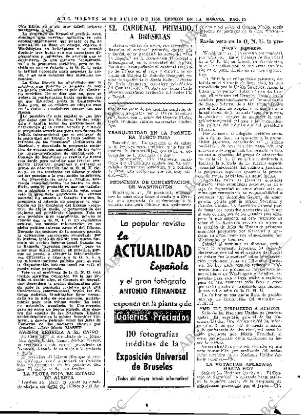 ABC MADRID 22-07-1958 página 24