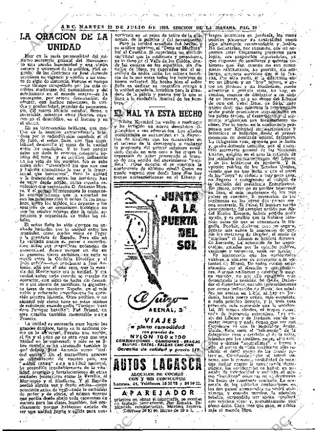 ABC MADRID 22-07-1958 página 30