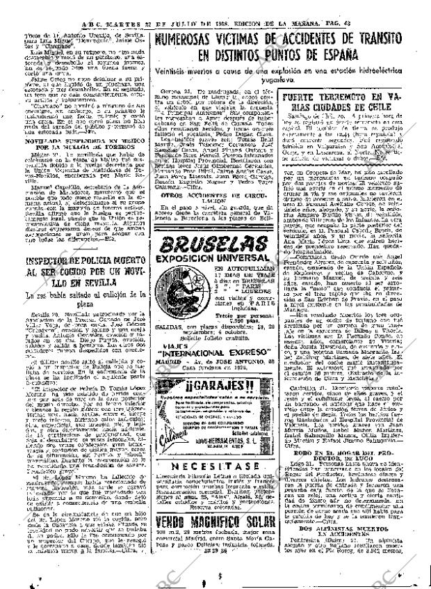 ABC MADRID 22-07-1958 página 43